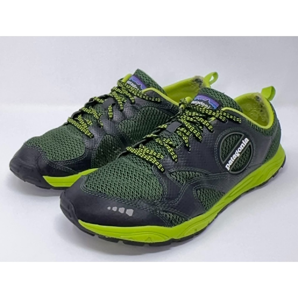 Patagonia Evermore Trail Running Shoes Mens 11 EU 44 Green Outdoor Hiking Gorp